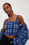 Fuzzy Square Neck Tank Top Fuzzy Square Neck Tank Top image number null