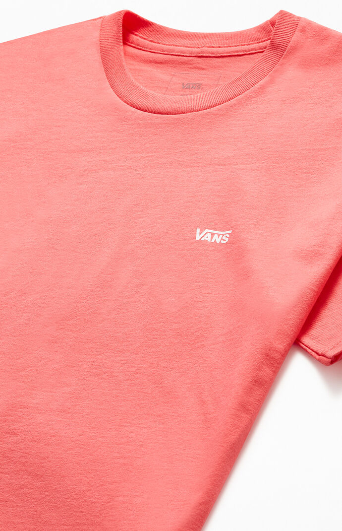Coral Left Chest Logo T-Shirt