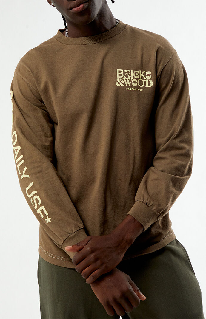 Bricks & Wood For Daily Use Core Logo Long Sleeve T-Shirt