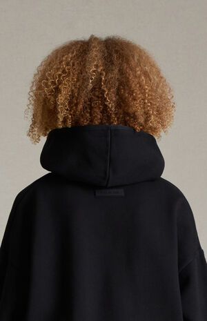 Essentials Jet Black Hoodie image number 5