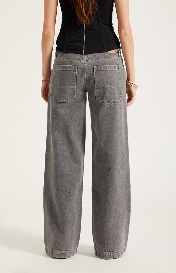 Pacsun Casey Low Rise Baggy Jeans Gray