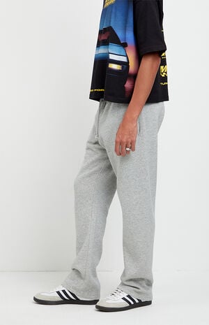 Gray Johnny Fleece Straight Sweatpants image number 3