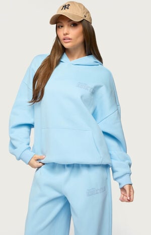 Pastel Edit Oversized Hoodie image number 1