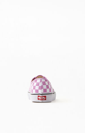 Purple Checkerboard Authentic Sneakers image number 3
