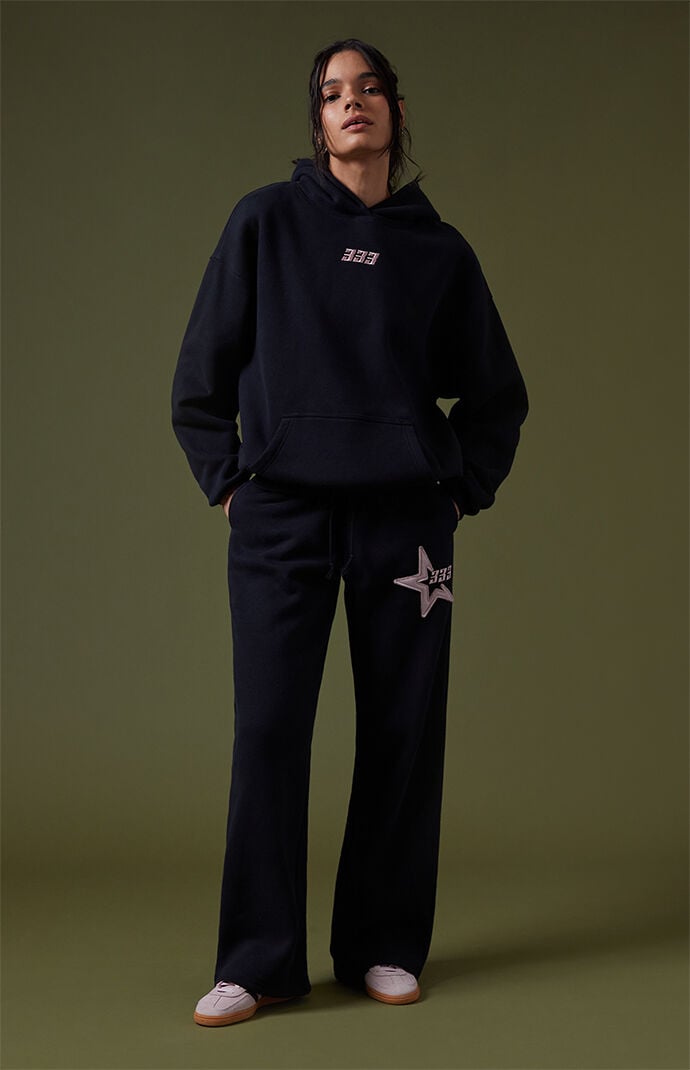 Pacsun 333 Charm Embroidered Hoodie