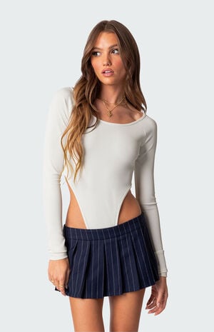 Soma High Cut Ribbed Bodysuit image number 1