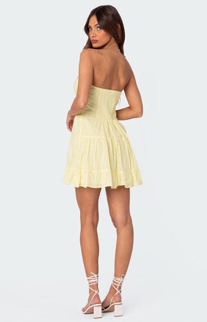 Liora Lacey Cotton Mini Dress image number 4