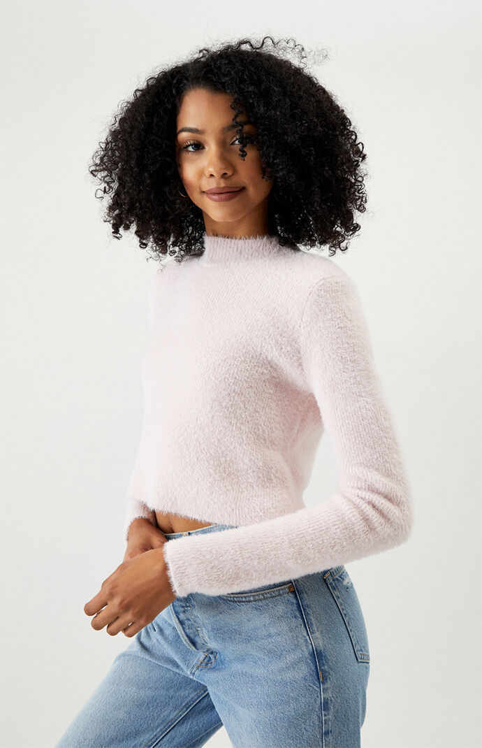 Model Mock Neck Sweater