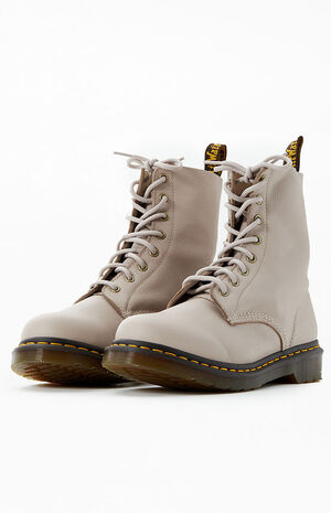 Women's Taupe 1460 Pascal Vintage Virginia Boots image number 2