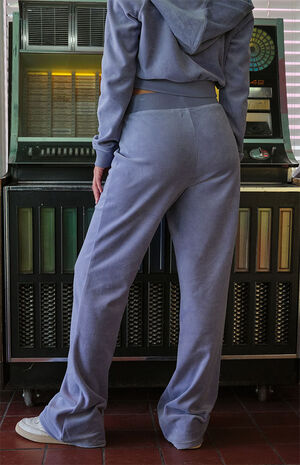 By PacSun Velour Sparkle Flare Pants image number 3