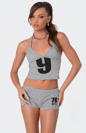 Jordan V Neck Halter Top image number 1