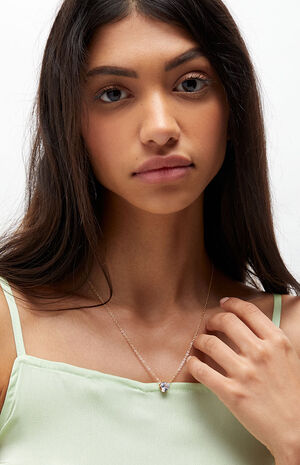 Heart Crystal Necklace image number 1