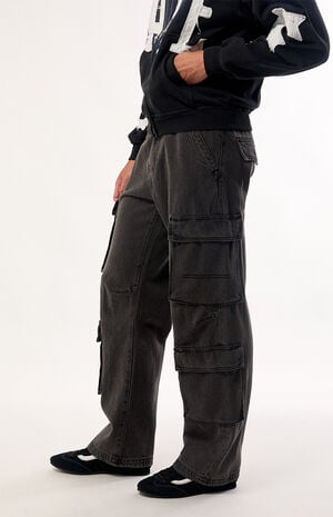 Dylan Baggy Jeans Cargo Black image number 3