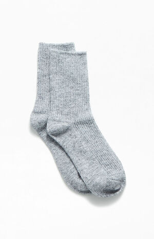 Gray Cozy Socks image number 2