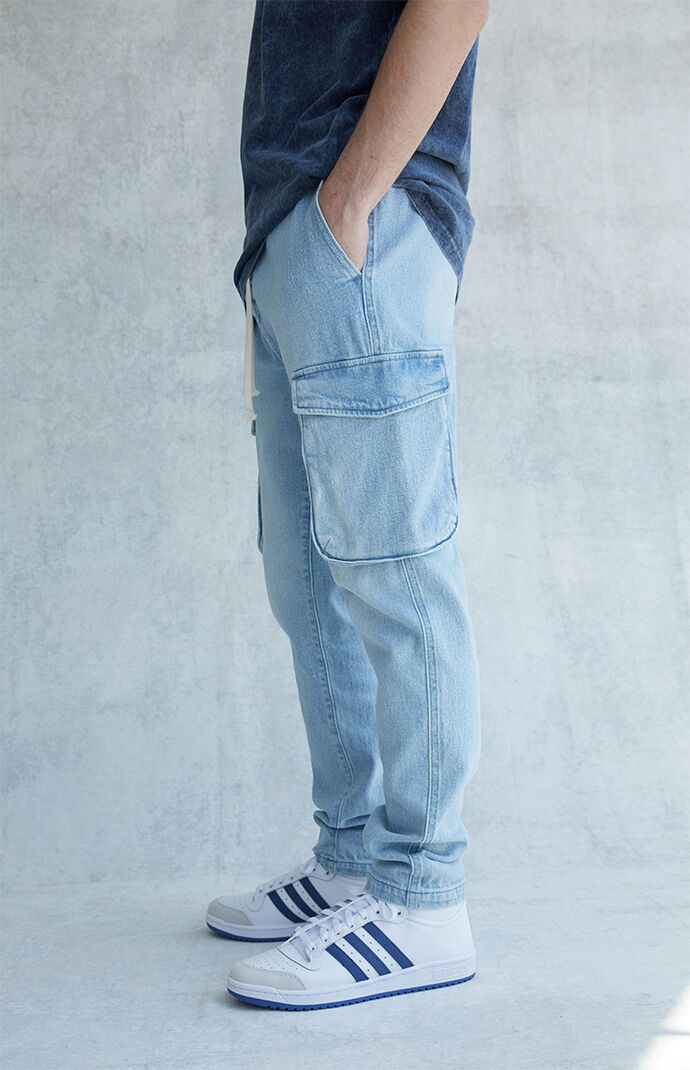 Atlas Light Wash Skinny Denim Comfort Jeans