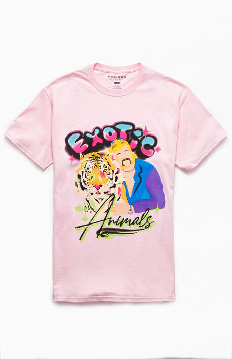 Pink Exotic Animals T-Shirt