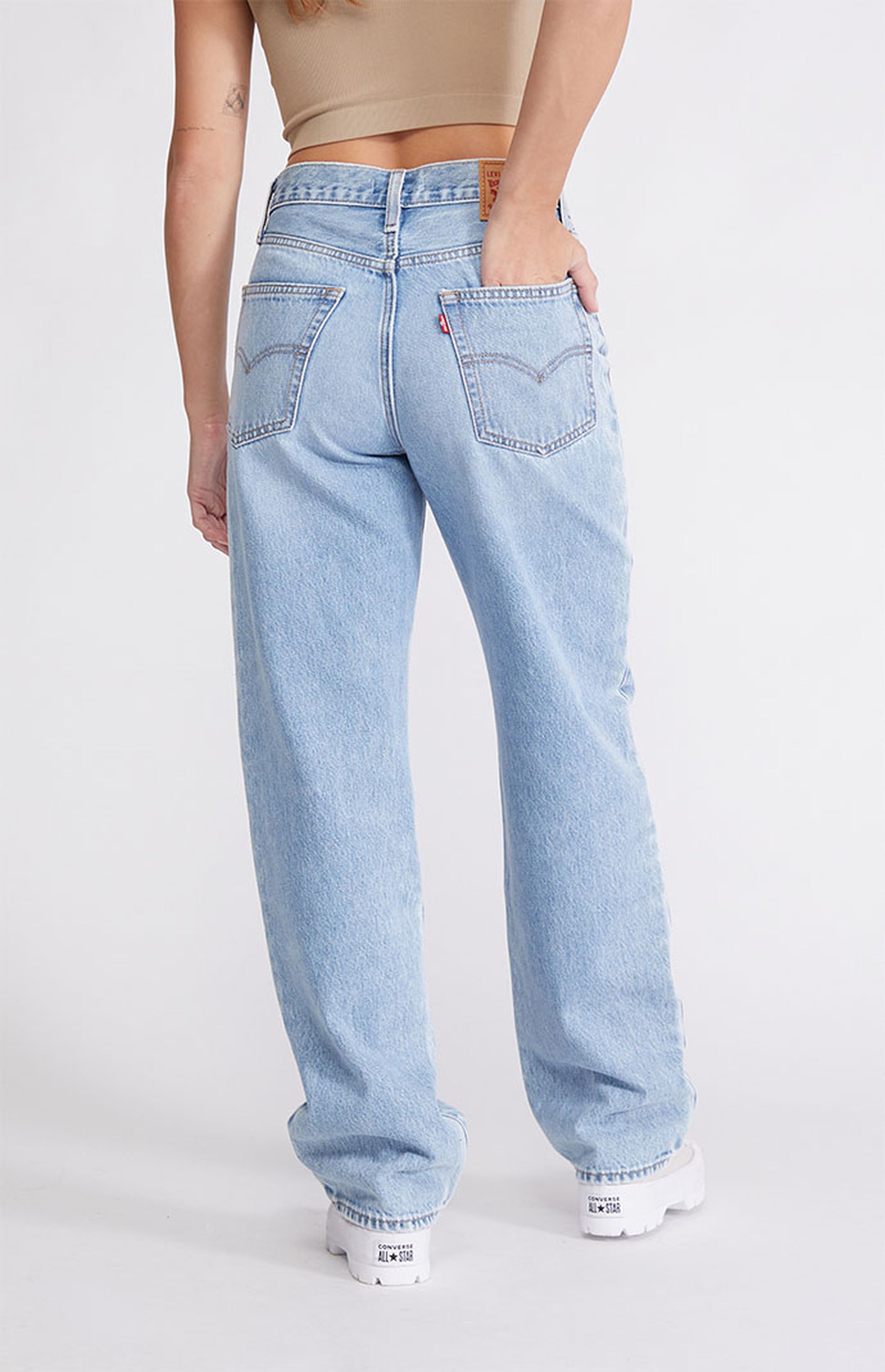 Levis Light Indigo 94 Baggy Jeans Pacsun 