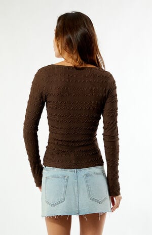 Willa Ruched Long Sleeve Top image number 5
