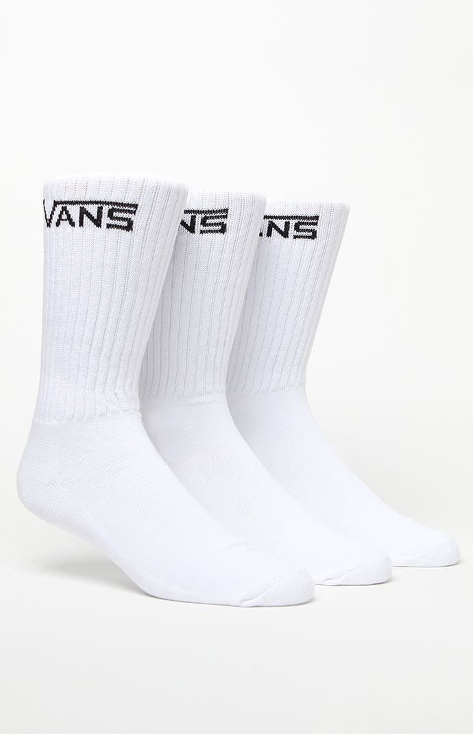 White vans cheap socks mens