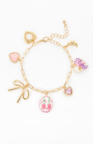 Fleur Link Charm Bracelet image number 1
