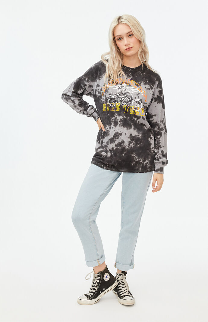 Tie-Dyed San Fran Bike Week Long Sleeve T-Shirt