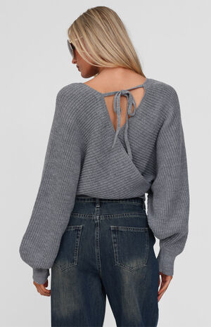 Raven Surplice Sweater image number 3