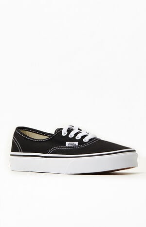 Kids Black & White Authentic Shoes image number 1