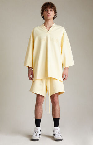 Garden Yellow Heavy Football T-Shirt image number 5