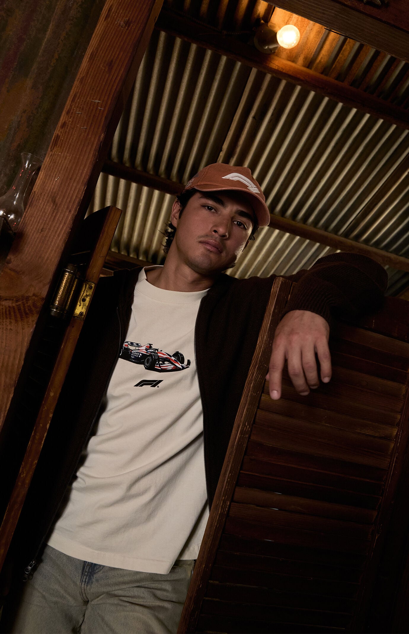 Formula 1 x Pacsun Cream Road to Freedom T-Shirt
