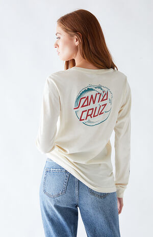 Line Dot Long Sleeve Boyfriend T-Shirt Line Dot Long Sleeve Boyfriend T-Shirt image number null