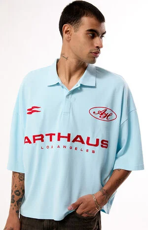 Art Haus Oversized Polo Shirt image number 1