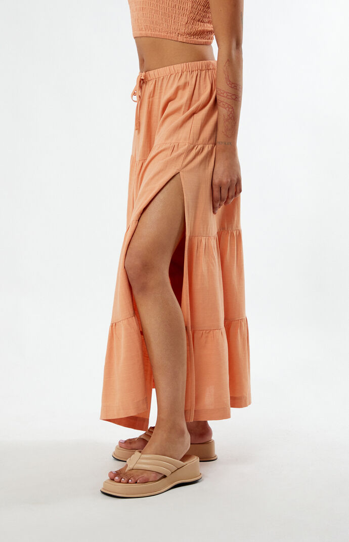Rhythm Villa Tiered Maxi Skirt | PacSun