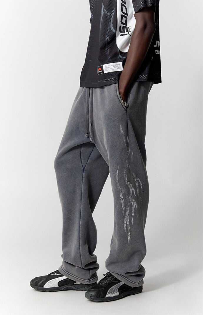 Pacsun Tribal Fleece Baggy Sweatpants