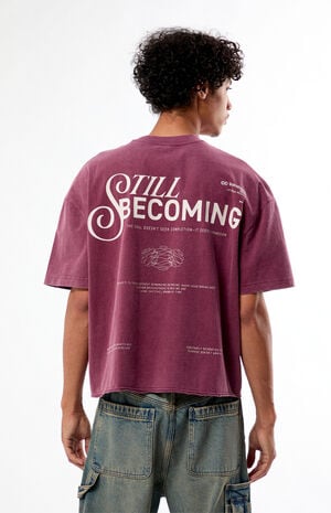 Still Becoming Cropped Boxy T-Shirt image number 4