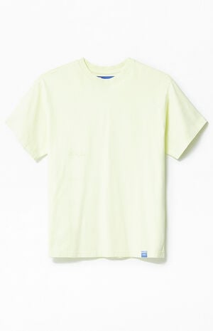 Pale Green Vintage Wash Heavyweight Cropped Boxy T-Shirt image number 1