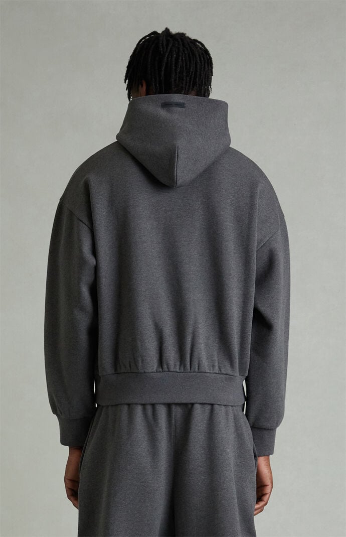 Fear of God ESSENTIALS Charcoal Heather Embossed Classic Hoodie