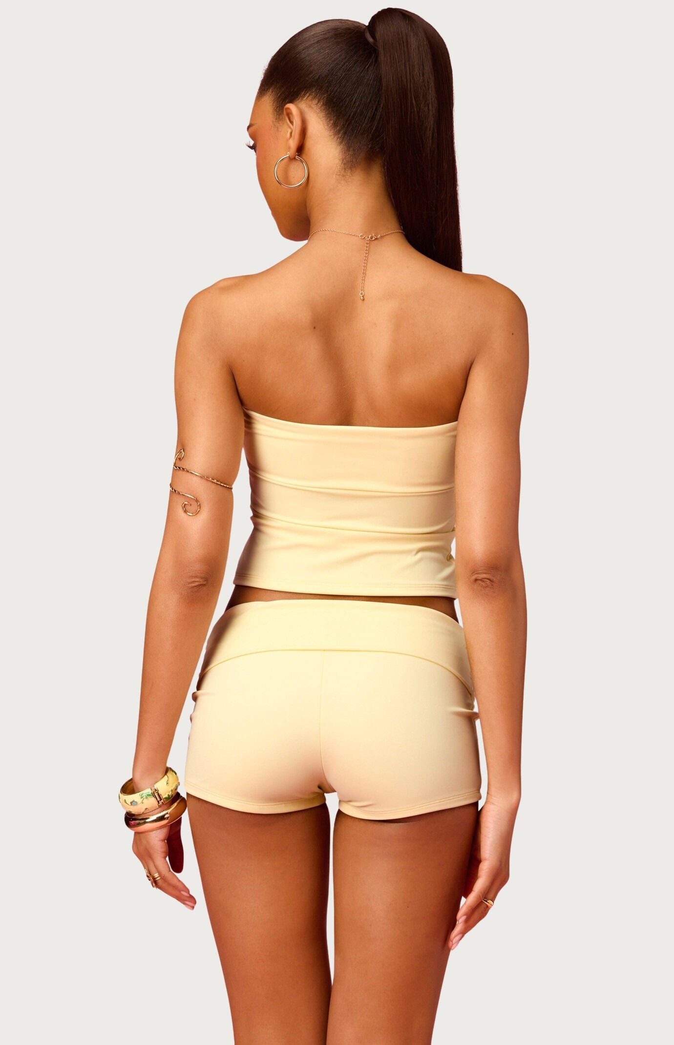Edikted Chic Barbie Sequin Tube Top