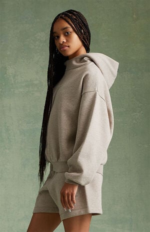 Essentials Core Heather Hoodie image number 2