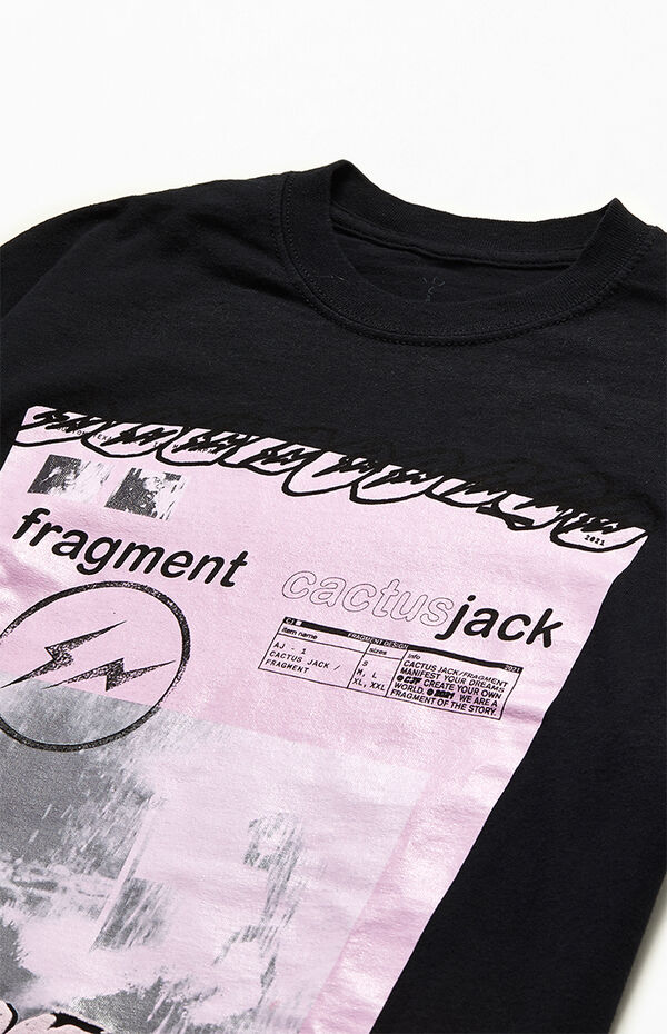 Travis Scott Cactus Jack For Fragment Pink Sunrise T-Shirt | PacSun