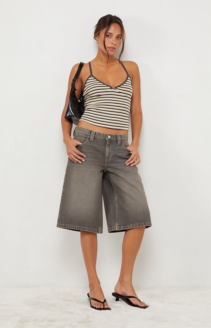 Your Favorite Elle Easy V-Neck Striped Tank Top