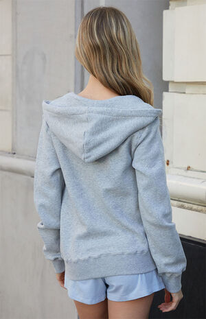 Silver Full Zip Hoodie image number 4