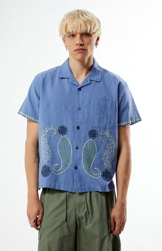Obey Quentin Embroidered Camp Shirt