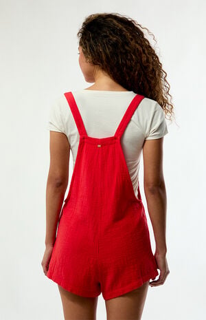 Beach Crush Denim Overalls image number 4