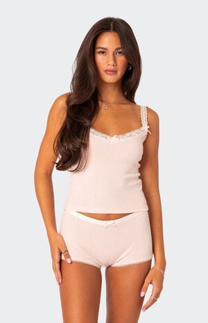 Mariana Pointelle Tank Top image number 4