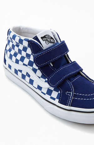 Kids Blue Sk8-Mid Reissue V Shoes image number 6