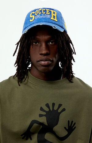 Soccer Club Ripped Dad Hat image number 3