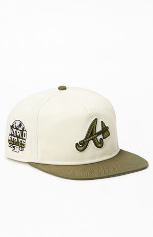 Atlanta Braves Snapback Golfer Hat image number 1