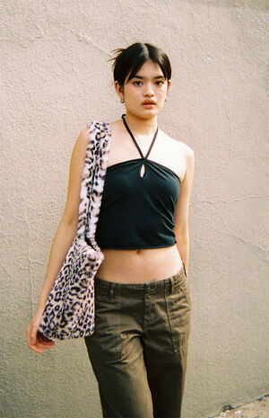 Black Halter Top image number 1