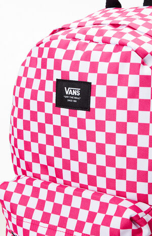 Kids Old Skool Grom Check Backpack image number 4