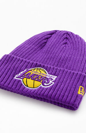 Lakers Ribbed Beanie image number 2